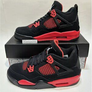 Air Jordan 4 Red Thunder Unisex Sneakers